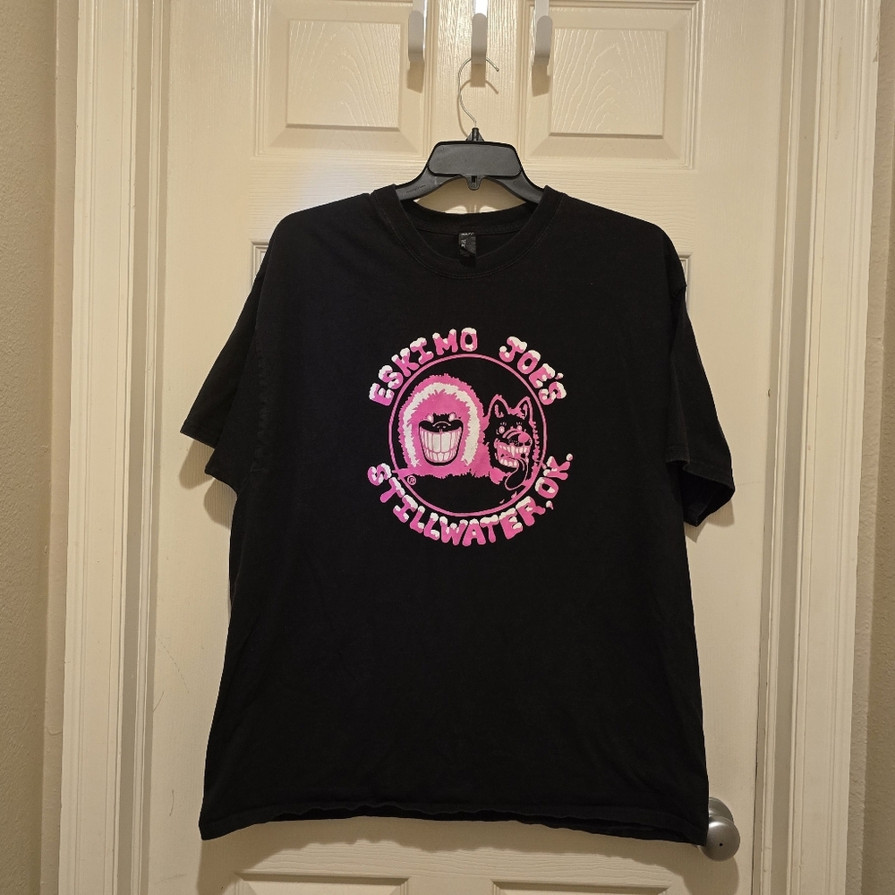Eskimo Joe's black short sleeve Hanes Brand Heavyweight t shirt size 2XL